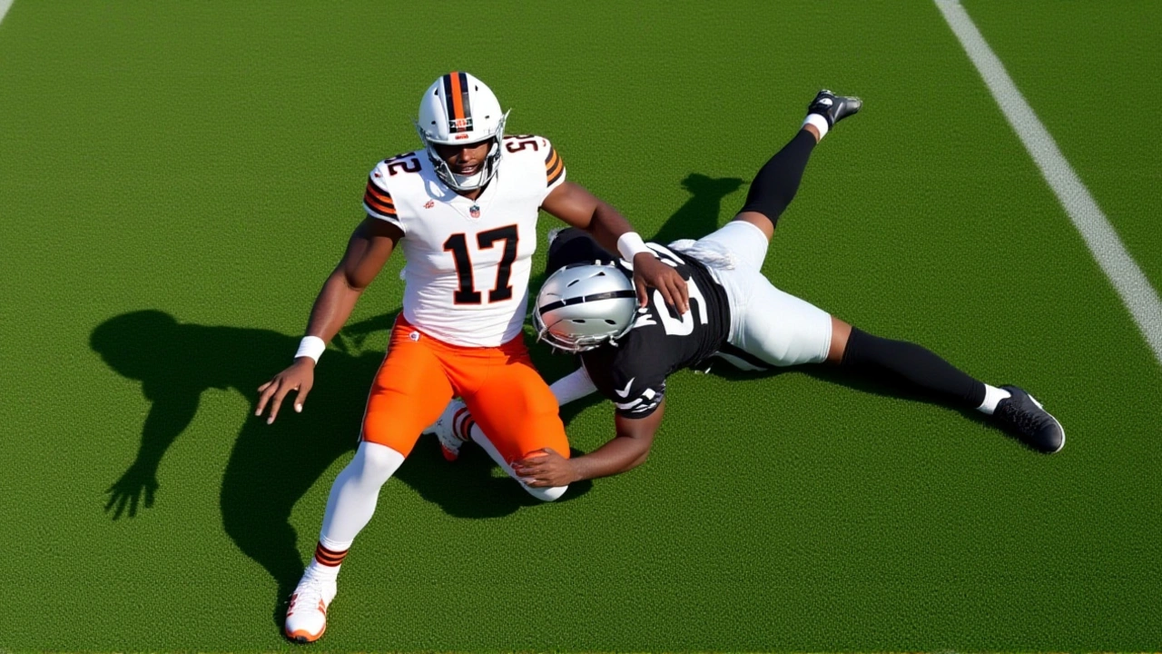 Malcolm Koonce sacks Shedeur Sanders in NFL debut, Browns edge Raiders 24-17